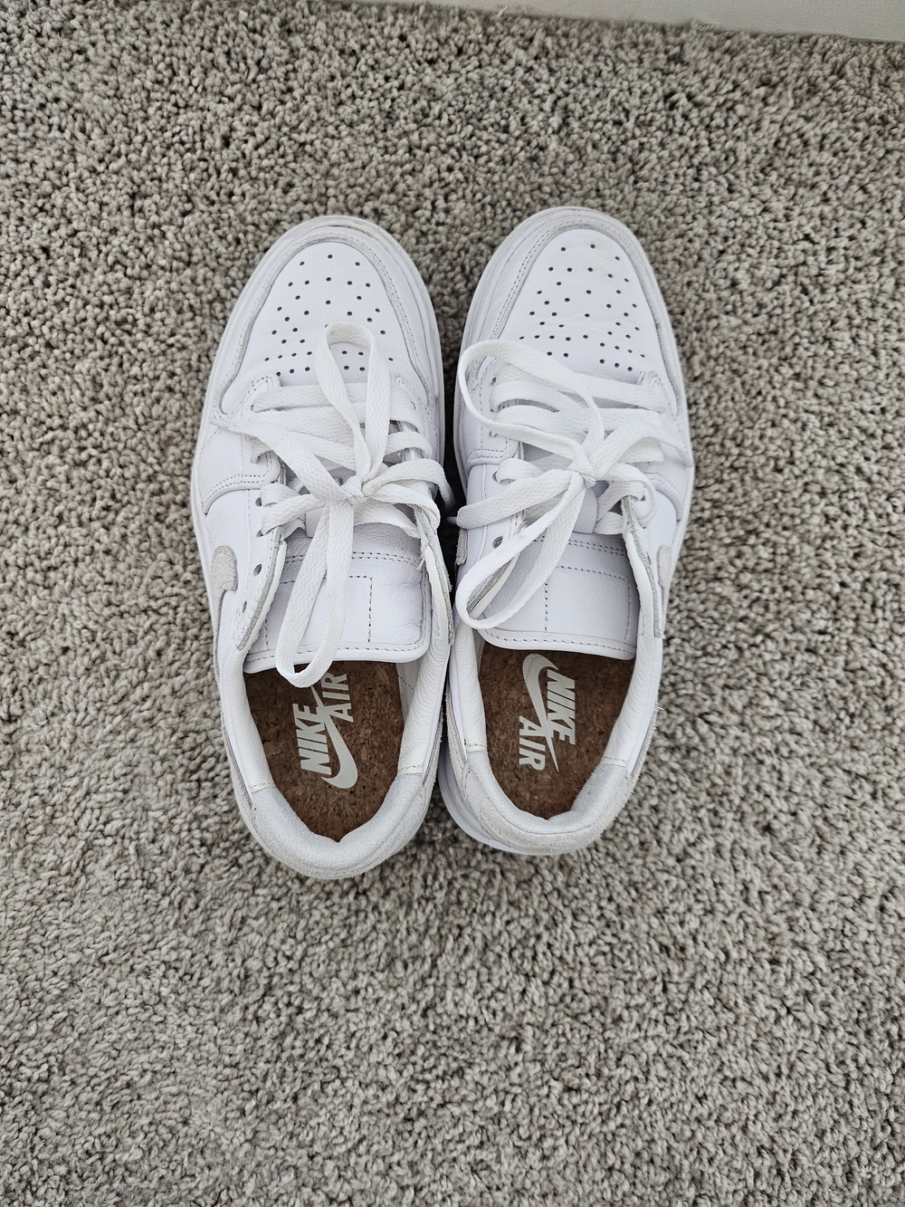 Nike Air White Leather Sneakers